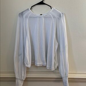 Free People Elegant White Women's Top Medium